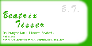 beatrix tisser business card